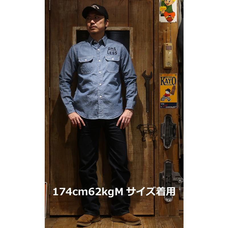 『炭黒ネップ感◎』COLIMBO(コリンボ)グリニッジファクトリーシャツ コリンボ 【送料無料】 COLIMBO（コリンボ） “HILLHEAD WORK SHIRT