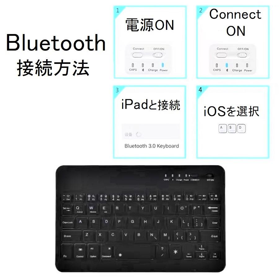 iPad キーボード 第9世代 A2602 A2604ペン収納 ケース 第8世代