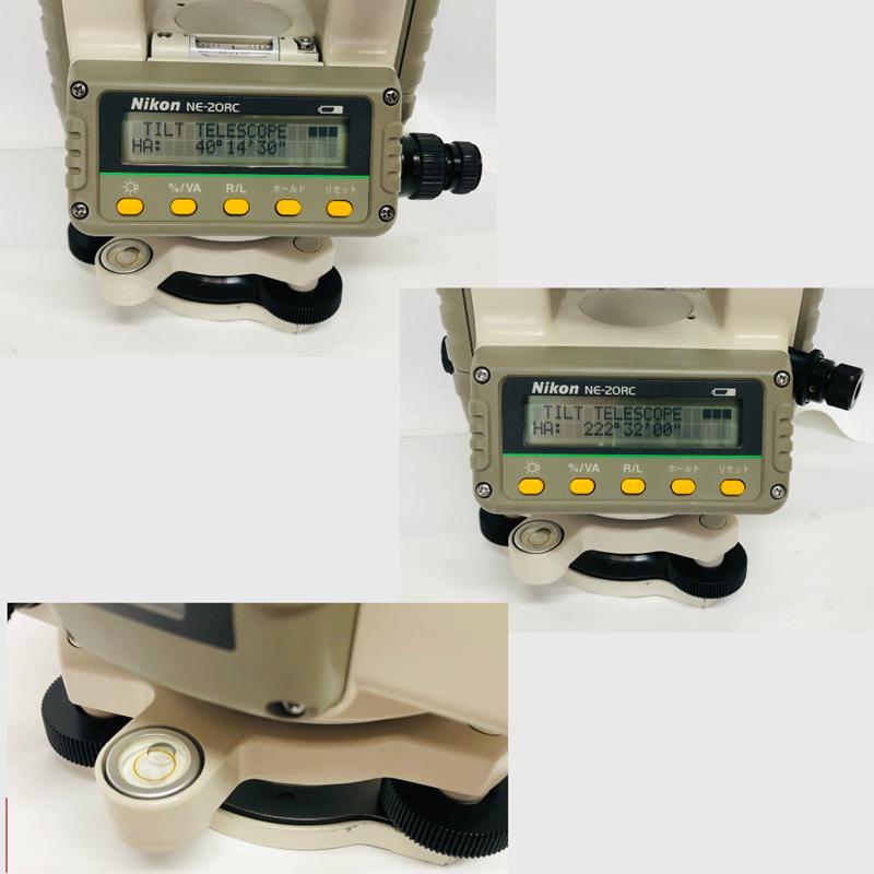 【中古機】Nikon ニコン 電子セオドライト NE-20LC 良品中古機 校正証明書付 中古機】Nikon ニコン 電子セオドライト NE-20LC 良品中古機 校正証明