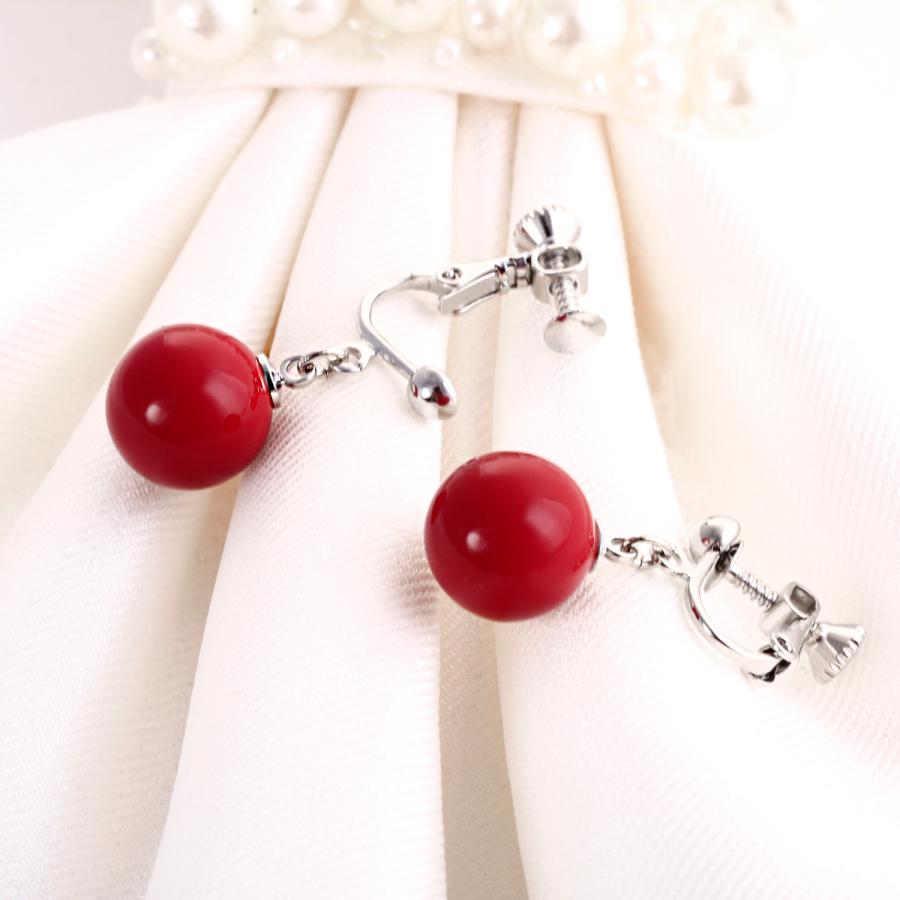 【新品未使用】PT900 サルジ産赤珊瑚　ぶら下がり　ピアス 新品未使用】PT900 サルジ産赤珊瑚 ぶら下がり ピアス 日本製 赤玉（血