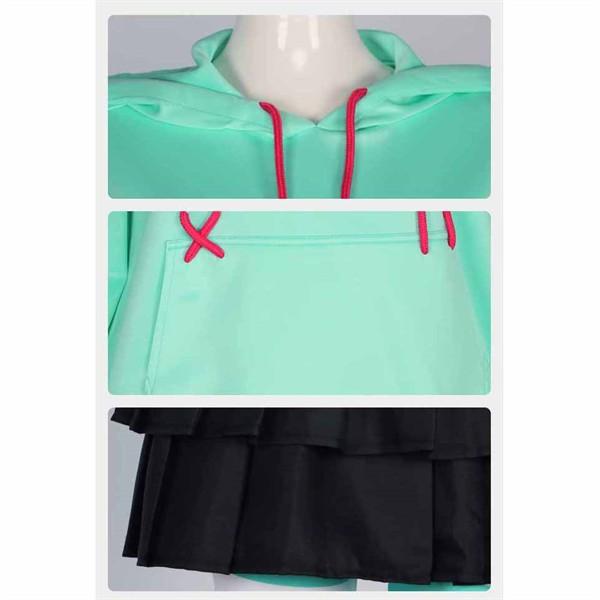 ディズニーランド WRECK-IT RALPHシュガー・ラッシュ Vanellope von Schweetz コスプレ衣装 クリスマス ハロウィン衣装 ウィッグ 靴 追加可の画像
