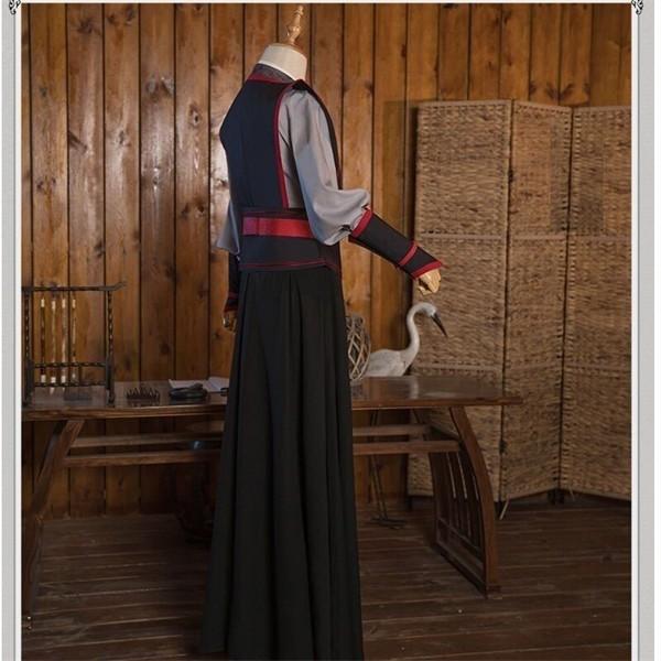 魔道祖師 魏無羨 少年風 コスプレ衣装 コスチュームや仮装 ウィッグ 靴