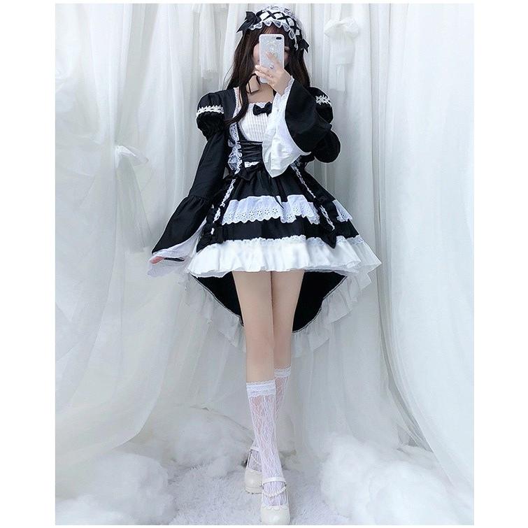 サイス有m L メイド服 コスプレ衣装 新作 メイド ワンピース フィッシュテール コスチューム ハロウィン フリル かわいい ロリータ ハイウエスト Cm003t2 ポルテリンク 通販 Yahoo ショッピング