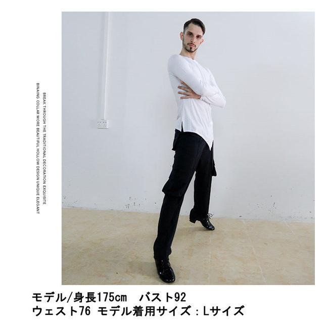 市場 男性 ダンス Tシャツ 練習着 ウェア 社交ダンス 上着 チャチャチャ セクシー ラテン ワルツ 衣装 トップス メンズ