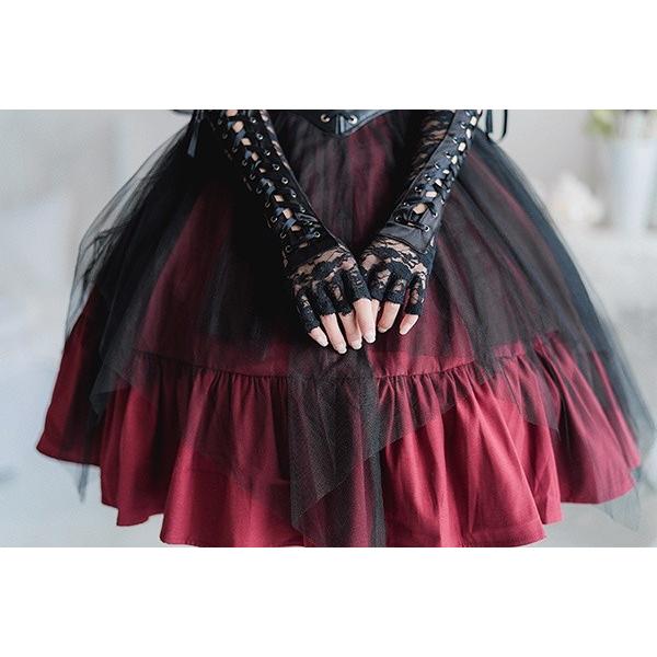 ロリータ ワンピース レディース Lolita Aライン ゴスロリ ゴシック