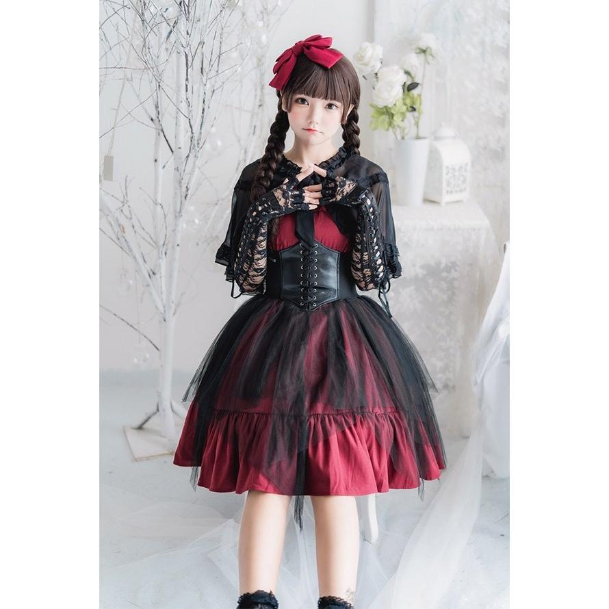 ロリータ ワンピース レディース Lolita Aライン ゴスロリ ゴシック