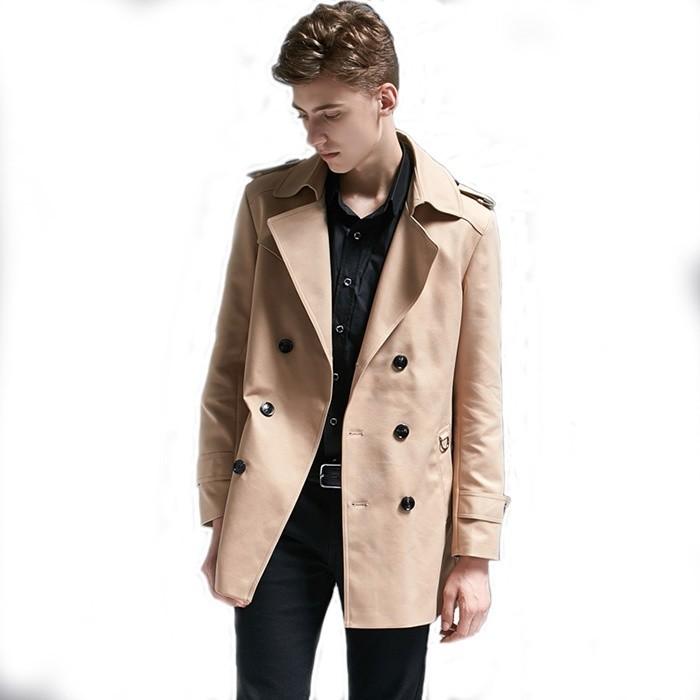 感謝の声続々 ビジネス カジュアル 欧米風 トレンチコート 新作 ショート丈 アウター メンズ トレンチコート メンズ メンズファッション ビター系 Bitter系 ショート丈 大きいサイズ 長袖 アウター コート アウター Dagl Tg