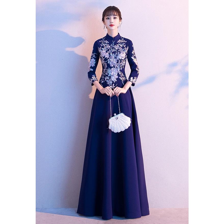 ロングドレス ワンピース ベルベット 演奏会 ピアノ 発表会 ドレス