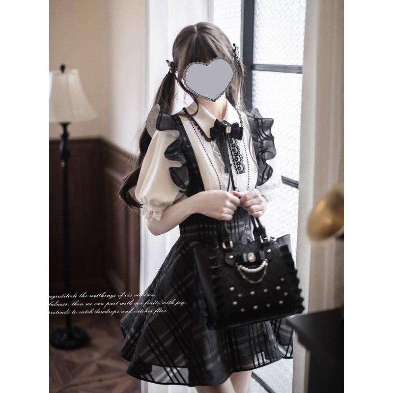 地雷系 量産型 セットアップ ロリータ 夏 ジャンパースカート