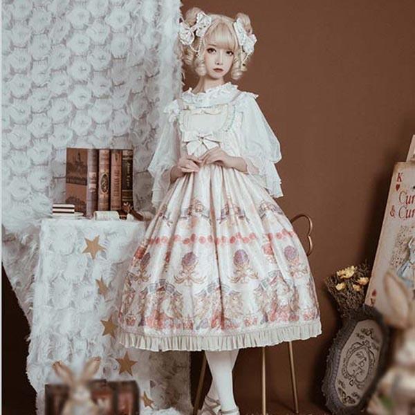 国産 ロリータ ワンピース ゴスロリ Aライン リボン Lolita レディース コスチューム 衣装 ゆめかわいい フリル 仮装 最適な材料 Nooitmeergrasmaaien Be
