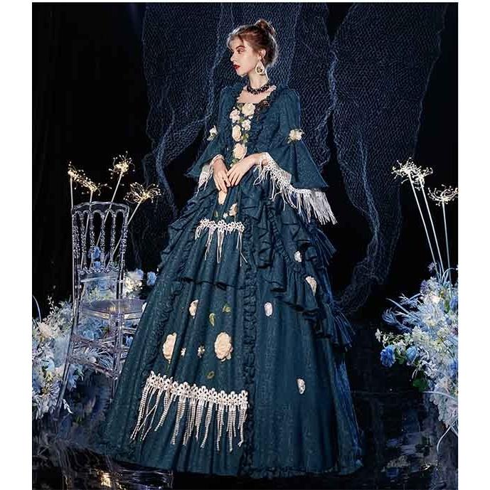 限定価格セール 貴婦人 貴族 ドレス 中世ヨーロッパ お姫様 女王様ドレス ロングドレス カラードレス 豪華なドレス ステージ衣装 舞台衣装 王族服 Df074t2 ポルテリンク 通販 Yahoo ショッピング 楽天 Sreyesasociados Com