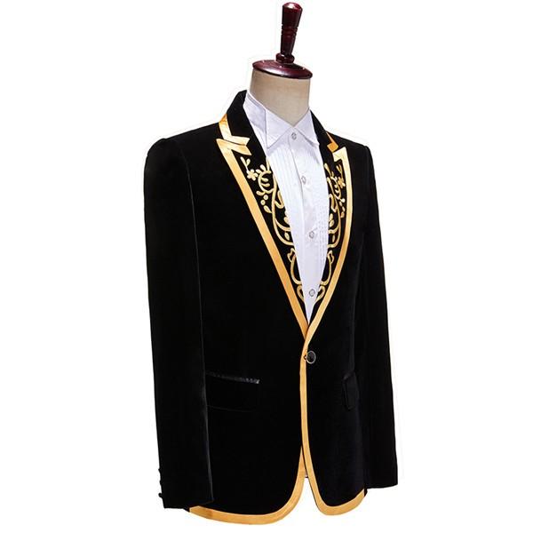 タキシードジャケット メンズ ステージ衣装 演出服 キラキラ 個性的