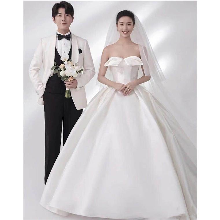 ウエディングドレス ワンピース 白 結婚式 二次会 披露宴 前撮り 後