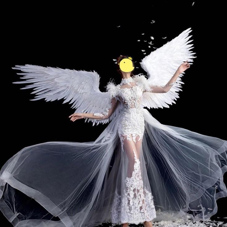 送料無料】天使の羽 コスプレ道具 羽 翼 wing ウイング ホワイト