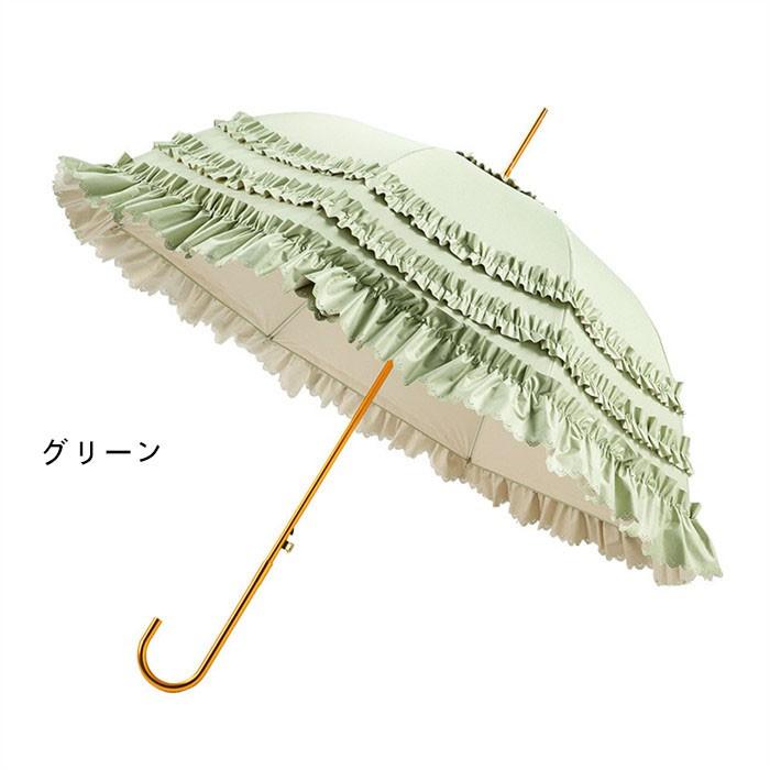ゴシック＆ロリータ UPF50+ 日傘 レースフリンジ 宮廷風 遮光 UVカット