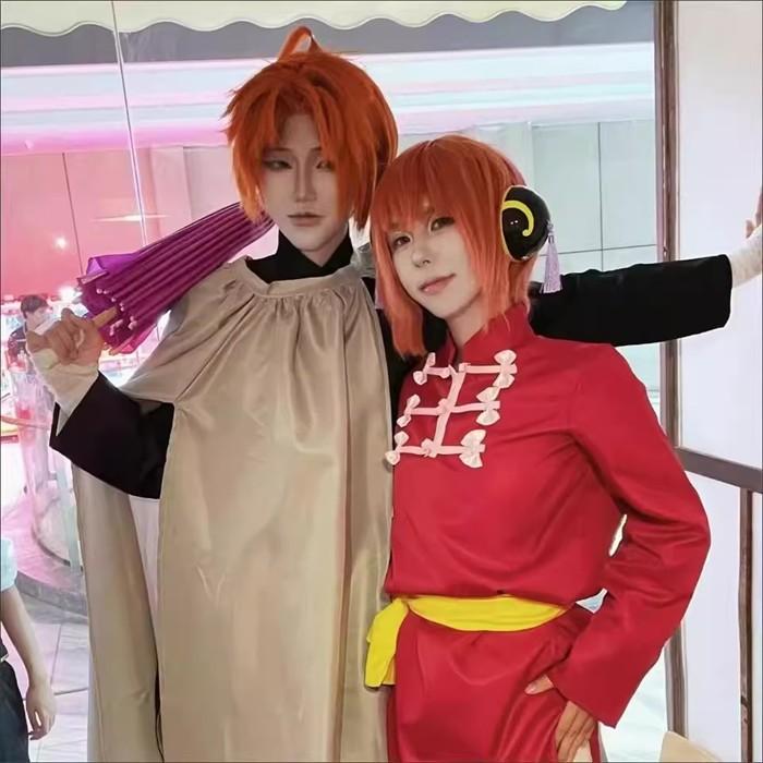 銀魂 神楽 チャイナドレス コスプレ 変装 仮装 コスチューム cosplay