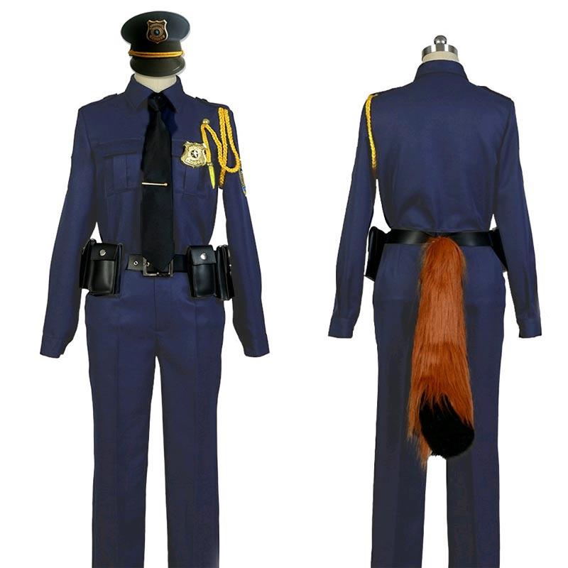 ニック ズートピア 警察官 コスプレ【送料無料】 フルセット ディズニー ズートピア ジュディ・ホップス ニック