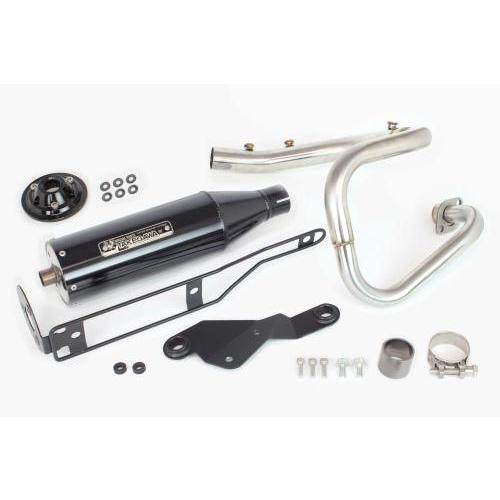 モンキー125（JB05用）武川トラッカーマフラー【政府認証】中古美品 スペシャルパーツ武川 武川 モンキー125(JB05) トラッカーマフラー /04