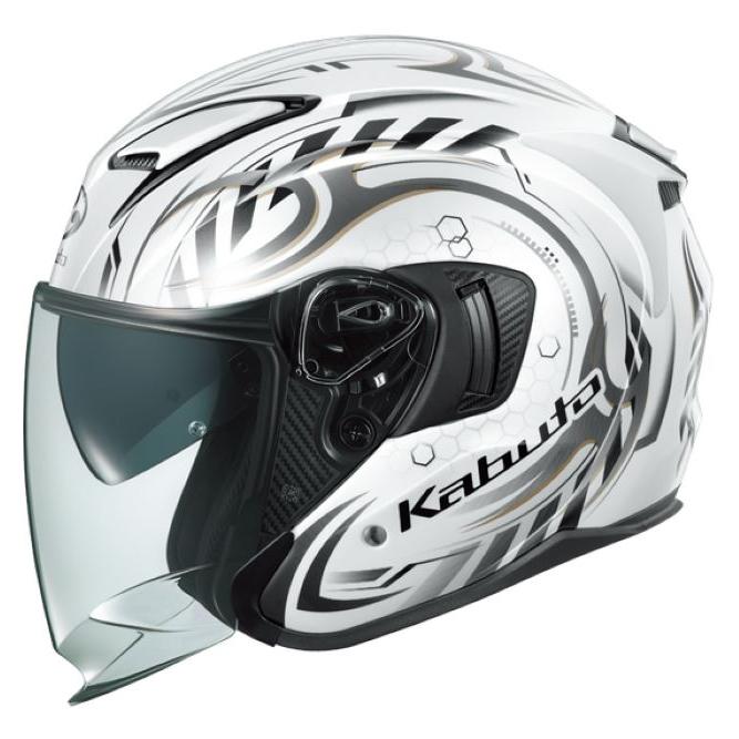 Kabuto EXCEED-2 CYBER Mサイズ パールホワイトブラック EXCEED OGK KABUTO EXCEED2 CYBER パールホワイトブラック M(57-58