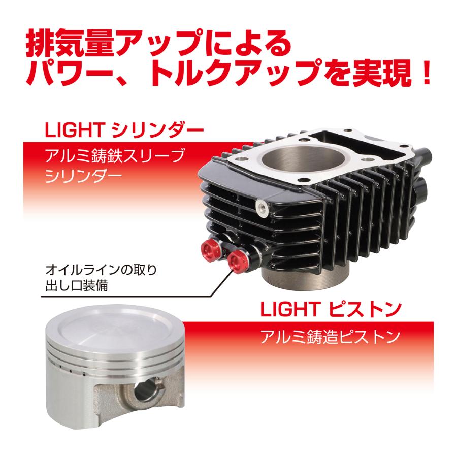 KITACO（キタコ） grom (JC61.JC75) モンキー125(JB02)164cc LIGHT