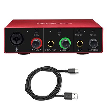 Dingsun USB Audio Interface with Mic Preamplifier 48V Phantom Power 24 Bit 96kHz, 2In-2Out Audio :B094N3339S:ポートハウス - 通販 - Yahoo!ショッピング