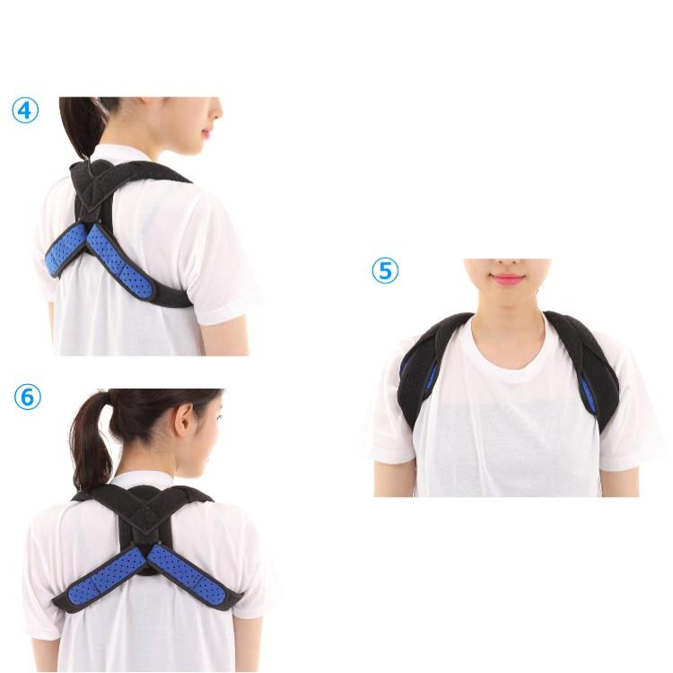 巻き肩 猫背矯正 サポーター ベルト 姿勢矯正 背中 姿勢改善 背筋矯正