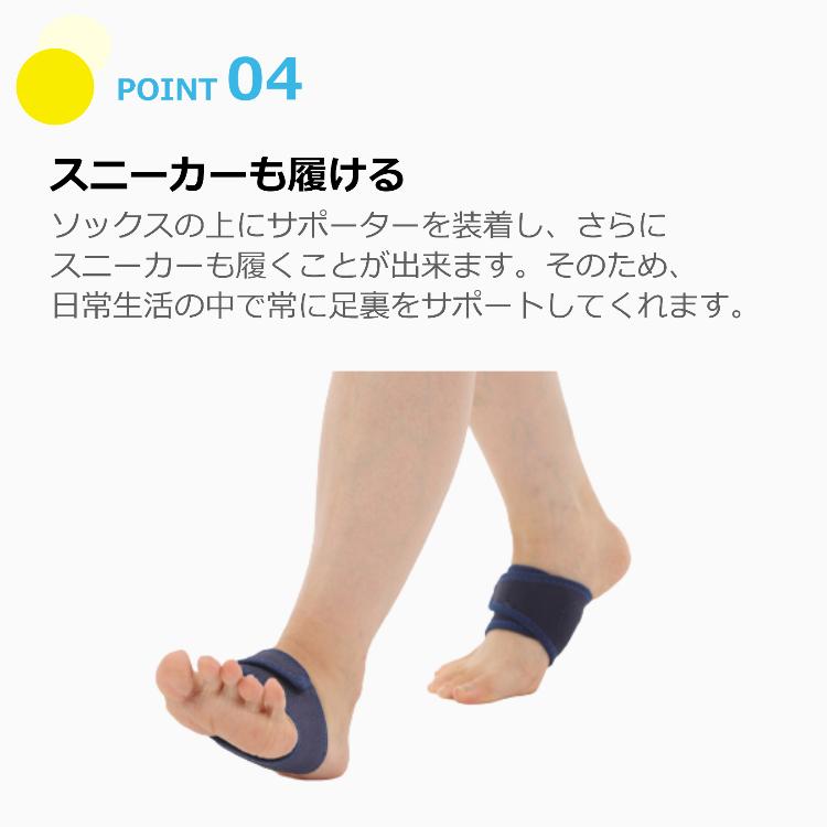 偏平足 サポーター お得な4個セット 足裏 アーチ 土踏まず 矯正