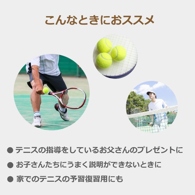 テニス コーチングボード 作戦盤 A4 マグネット 専用ペン付き コーチ 戦略 指導 板 送料無料｜porto｜11