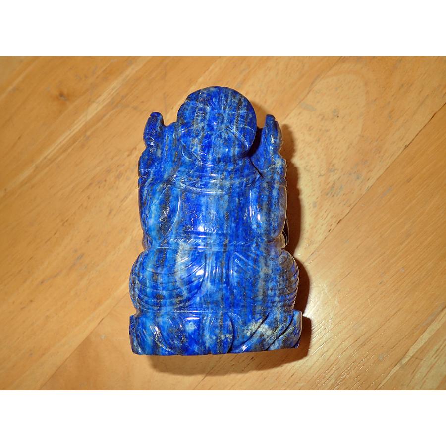 ガネーシャ ＿ラピスラズリ(400g)【天然石】インドの神様 : ganesha 