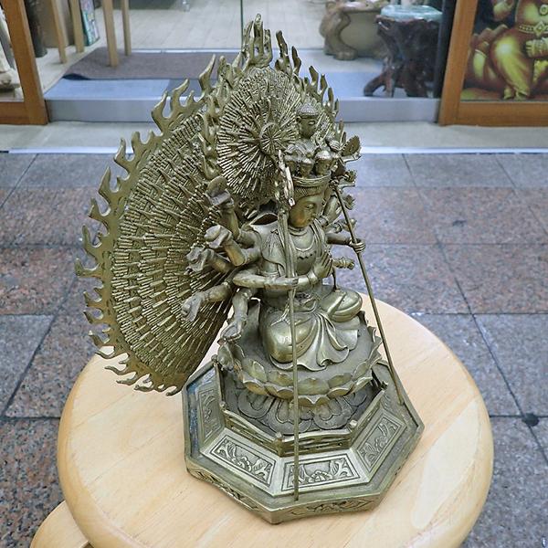 【仏像】千手観音菩薩 (3,276g) 仏像＿千手観音菩薩 (3，276g)