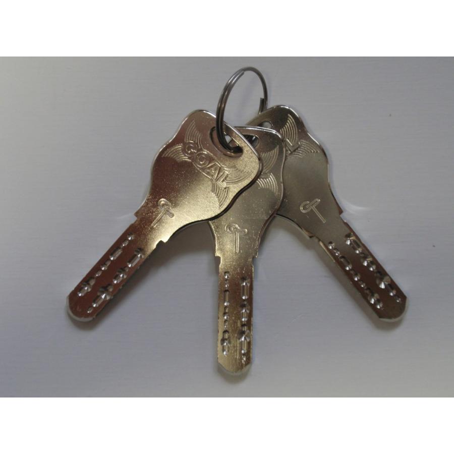 GOAL  鍵3本　シリンダー　15セット p-1503-bs32_02.jpg