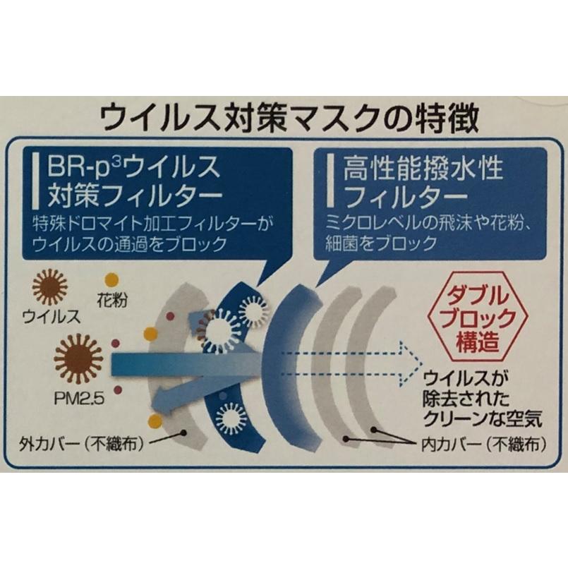 JAPAN99 ウイルス対策マスク（1箱30枚入）5層構造 高性能 日本製 鳥取