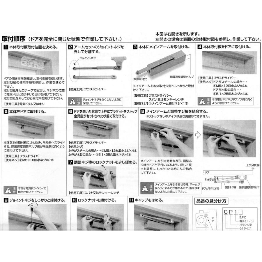 ドアクローザ ニュースター PS7005 ストップ付 パラレル型 :ps7005:港町MARKET - 通販 - Yahoo!ショッピング