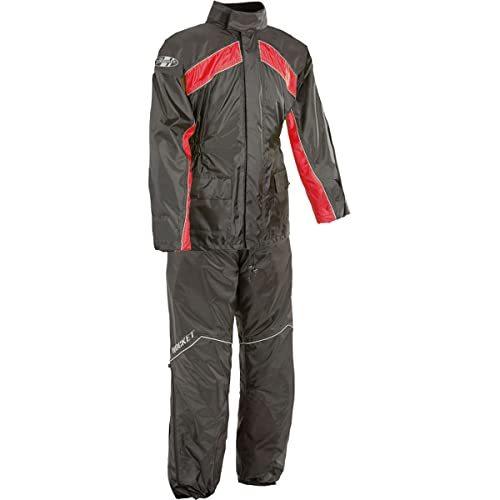 Joe Rocket RS-2 Rain Suit (XXX-LARGE) (BLACK/RED) 141［並行輸入］