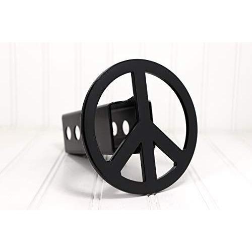 メカニカル カスタムヒッチカバー 12054-ブラックピースサインヒッチ