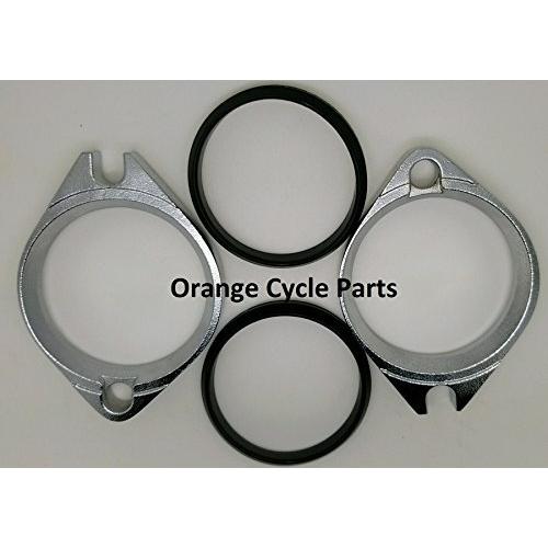 Orange Cycle Parts インテークマニフォールドフランジセット シール付き ハーレー19992005ツインカム、1990