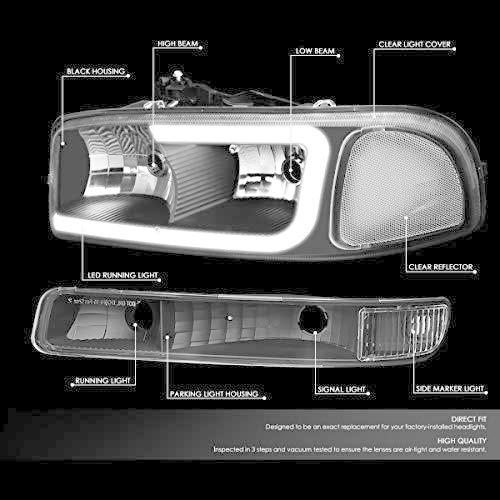 DNA Motoring LED DRL フロントバンパー ヘッドライト/ランプ 交換用