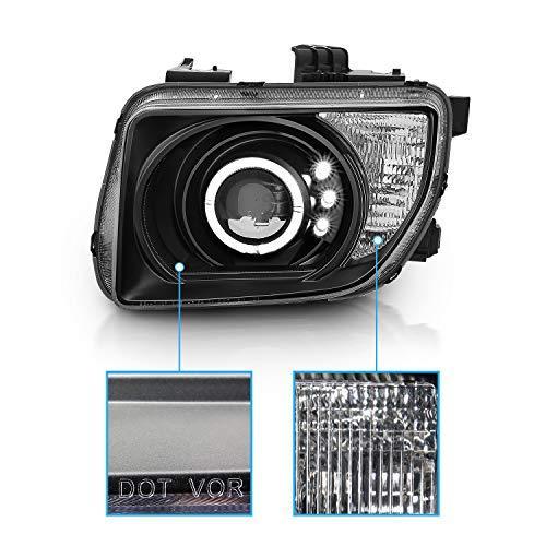 【値段交渉可：送料込】 AmeriLite プロジェクターヘッドライト ヘイロー ブラック ホンダエレメント用 - 助手席と運転席側 【DGJ1498110062】(53915円)