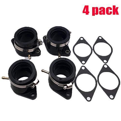 Aokus インテークマニフォールドキャブレターブーツ ホースクランプとガスケット付き Yamaha XJ650 XJ750 Maxim