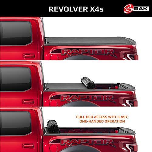 【海外輸入】 BAK Revolver X4s ハードローリングトラック荷台トノーカバー | 80701 | 2020-2021 Jeep Gladiator 5フィート0インチベッド(60インチ)