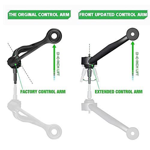 ウェブストア フロントアッパーコントロールアーム サスペンションレベリングキット 5.08-10.16cmリフトフィットGMCシエラユーコンシボレーシルバラード1500HD 2500HD 35