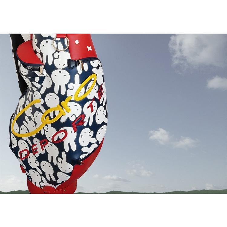 Caro Deporte Miffy コラボ ゴルフ キャディバッグ 9型 ミッフィー キャロ Mf Bag ポートウィック 通販 Yahoo ショッピング