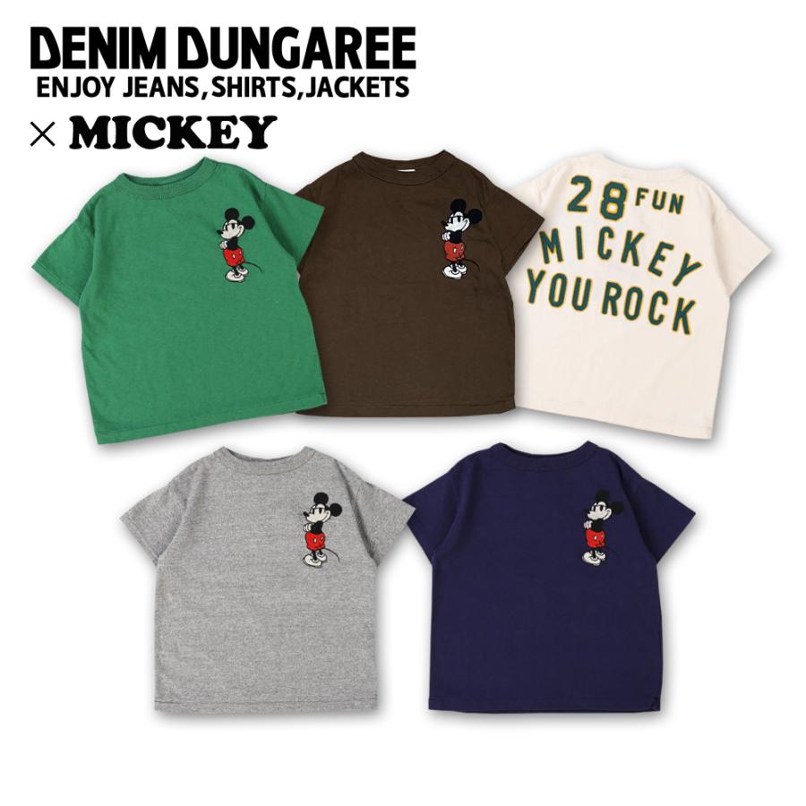 半袖Tシャツ DENIM DUNGAREE(デニムダンガリー) dd3742450-ビンテージ  