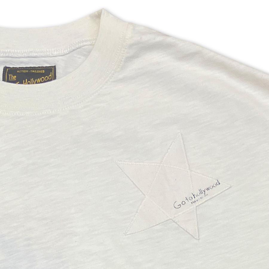 半袖Tシャツ GO TO HOLLYWOOD(ゴートゥーハリウッド) gt1242411 テンジク STAR Tシャツ (シロ、クロ)150-160cm｜poruka｜08