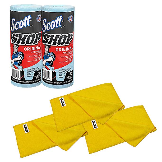 コストコ スコット ショップタオル ブルー 3セット コストコ