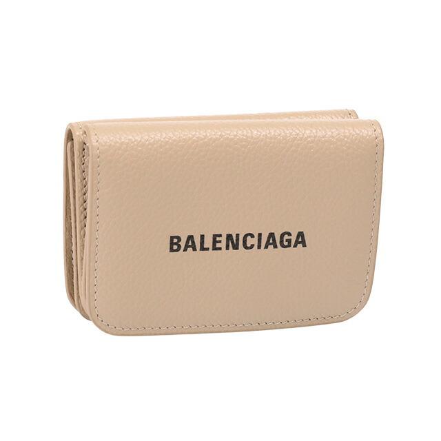 ク*エ様 BALENCIAGA ベージュ カードケース 小銭入れ 専用袋付き BALENCIAGA ベージュ コインケース ミニウォレット