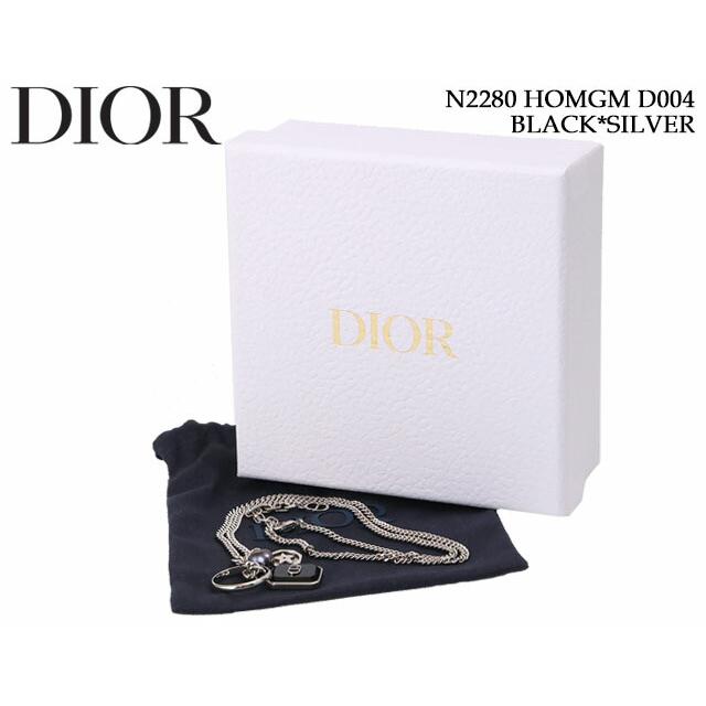 ディオールオム/DIOR HOMME メンズ ロゴ ダブル喜平チェーン ディオールオム/DIOR HOMME メンズ ロゴ ダブル喜平チェーン