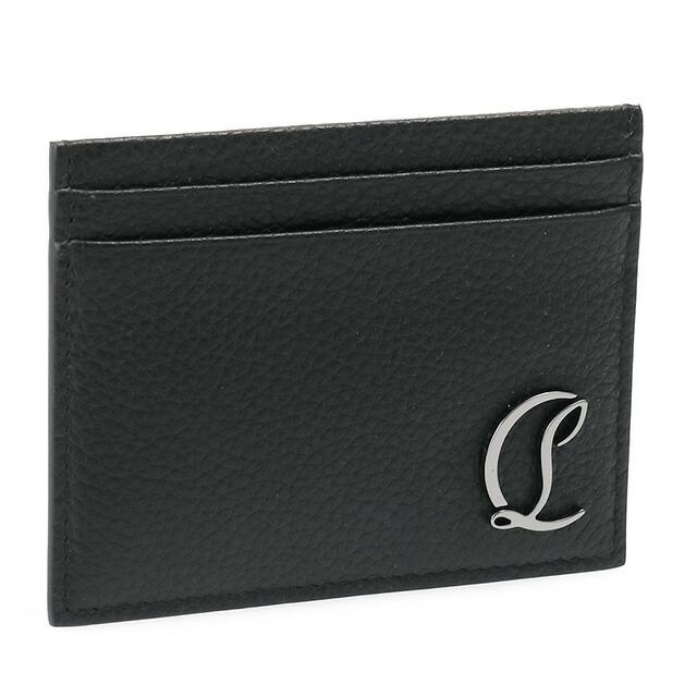 クリスチャンルブタン／CHRISTIAN LOUBOUTIN "KIOS CARD HOLDER・キオスカードホルダー"CLロゴデザイン