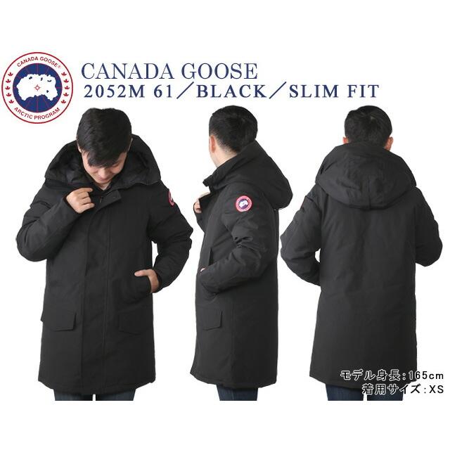 カナダグース／CANADA GOOSE "LANGFORD PARKA・ラングフォードパーカー"メンズダウンジャケット(ブラック)2052M 61／BLACK／SLIM FIT｜posecafe2｜02