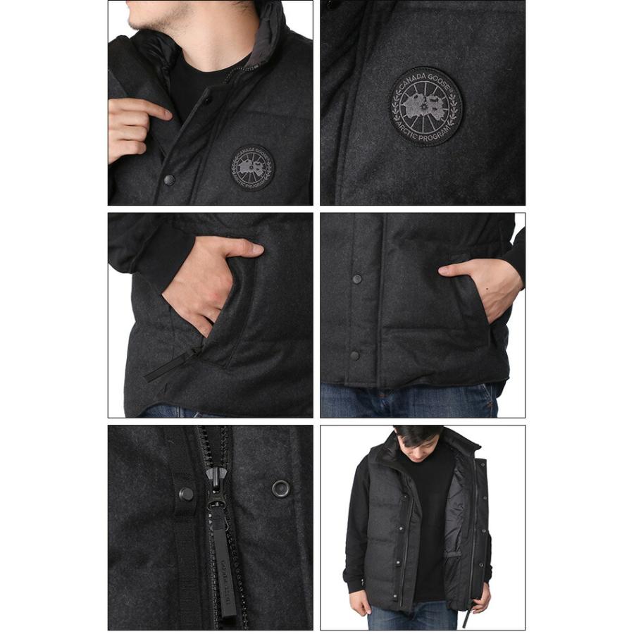 カナダグース・ブラックレーベル／CANADA GOOSE・BLACK LABEL "GARSON VEST WOOL・ギャルソンベストウール"メンズ ダイナラックス ウールダウンベスト(カー｜posecafe2｜03